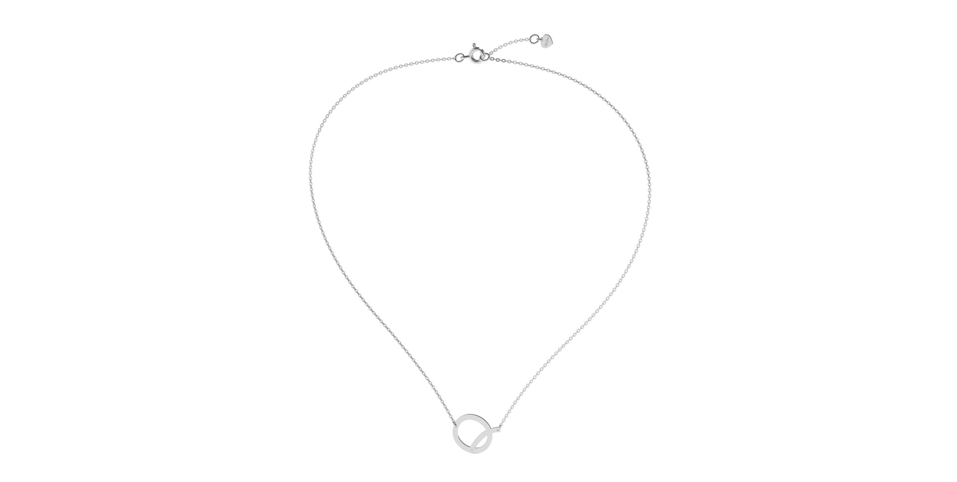 Náhrdelník s diamantom Big Line Q