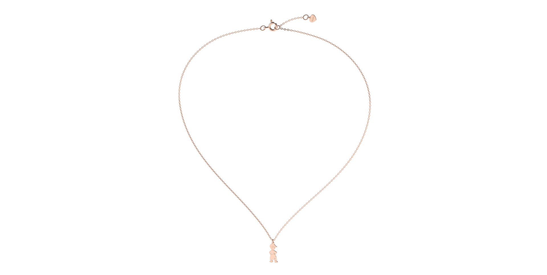 Náhrdelník s diamantom Boy