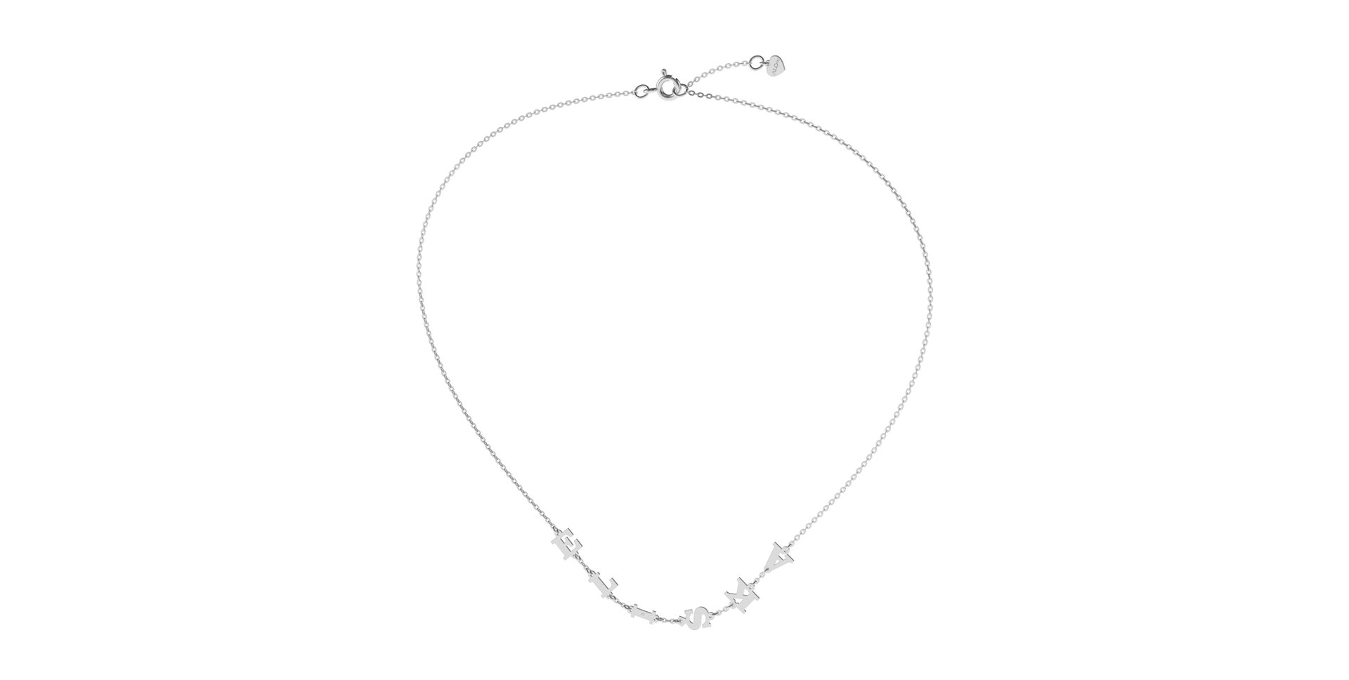 Náhrdelník s diamantom Big Letters