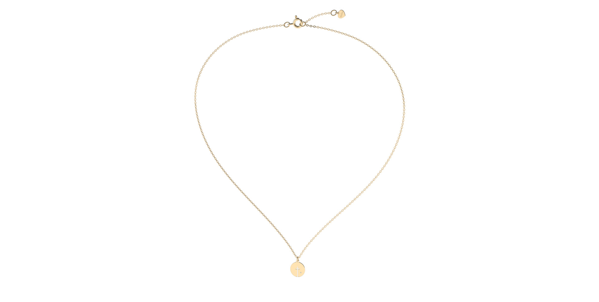 Náhrdelník s diamantom Icon Cross