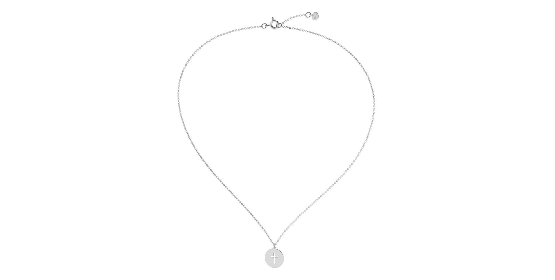 Náhrdelník s diamantom Little Cross