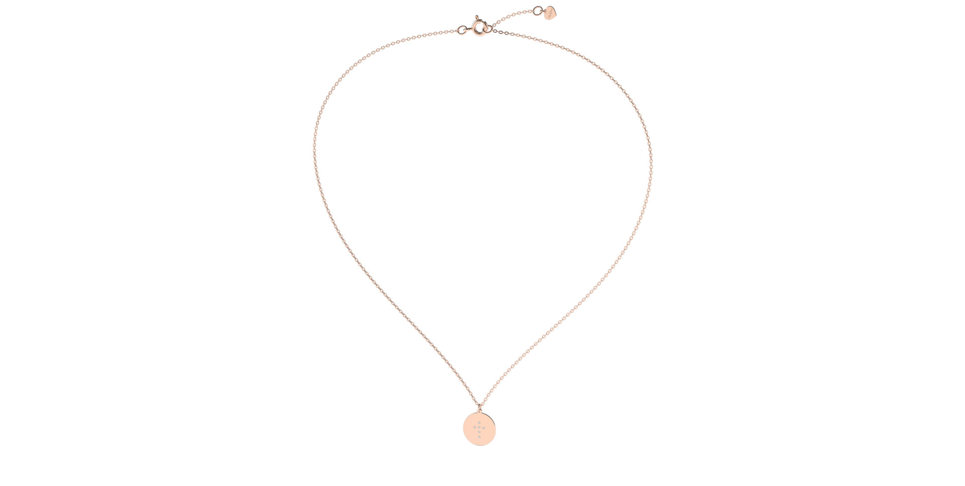 Náhrdelník s diamantom Diamond Cross