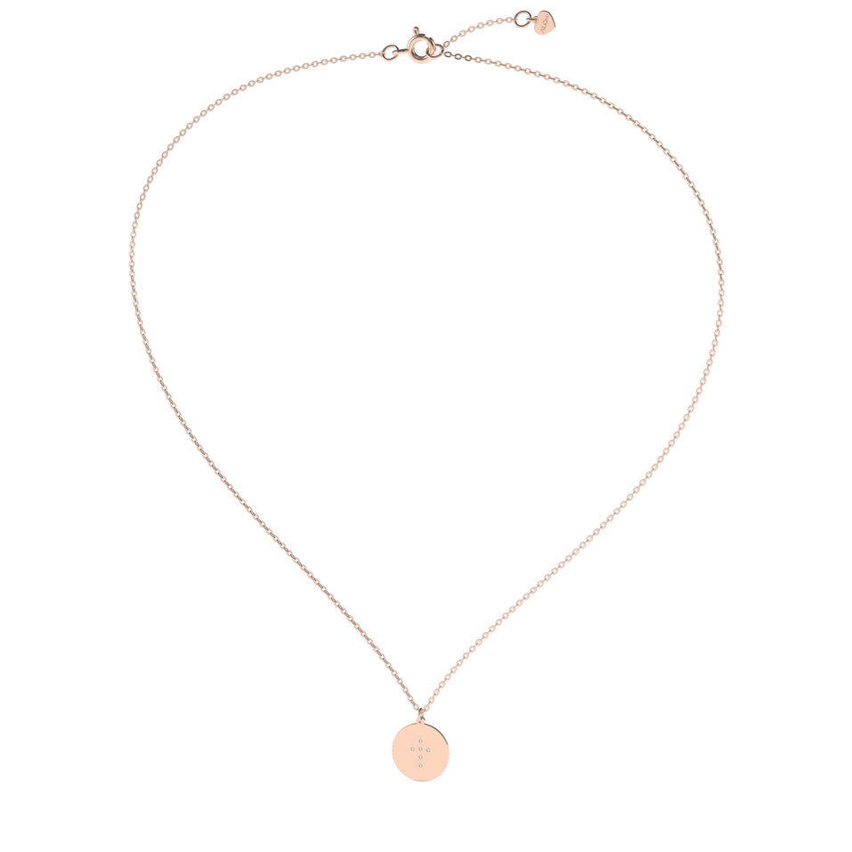 Náhrdelník s diamantom Diamond Cross