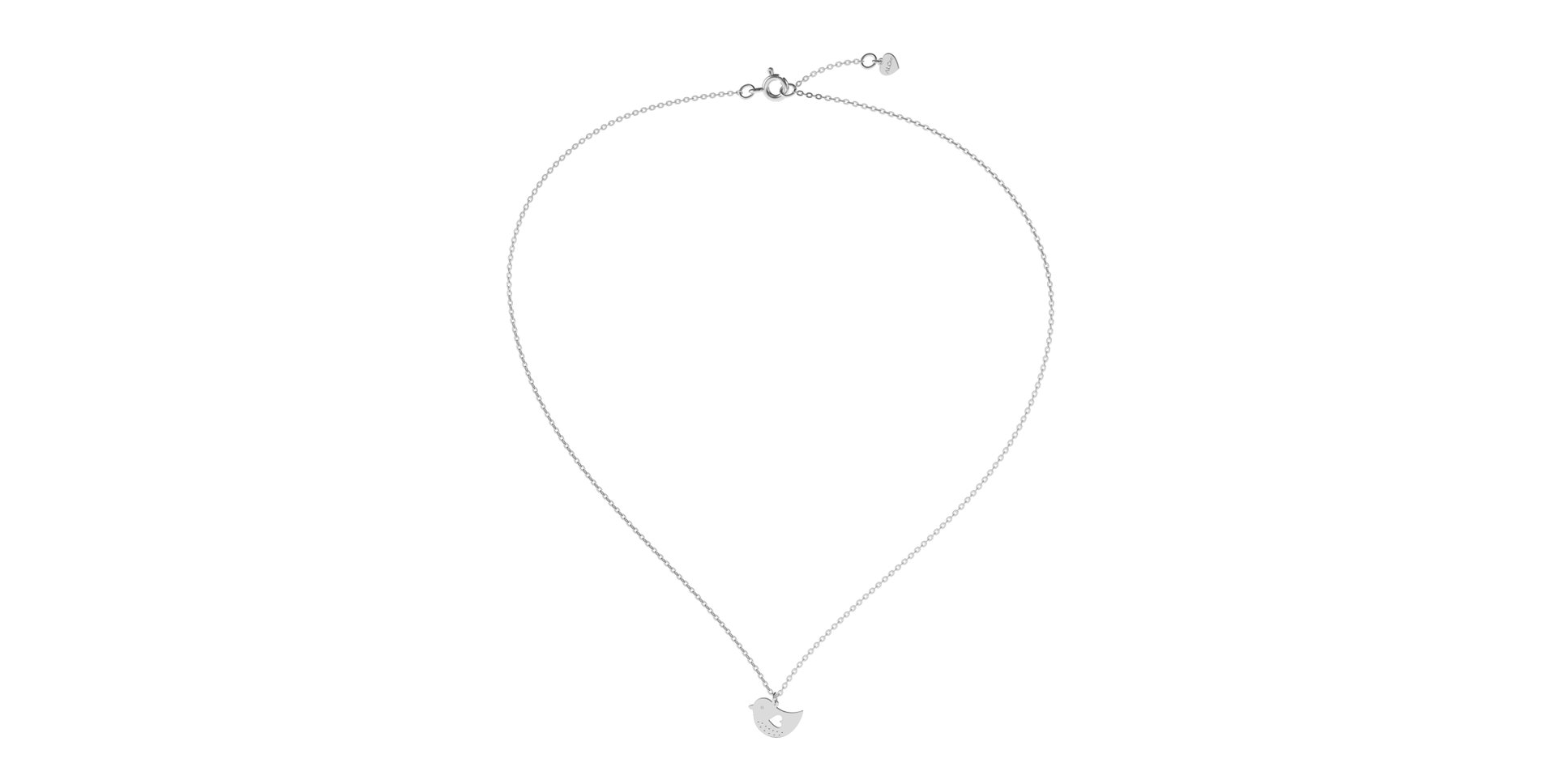 Náhrdelník s diamantom Love Bird