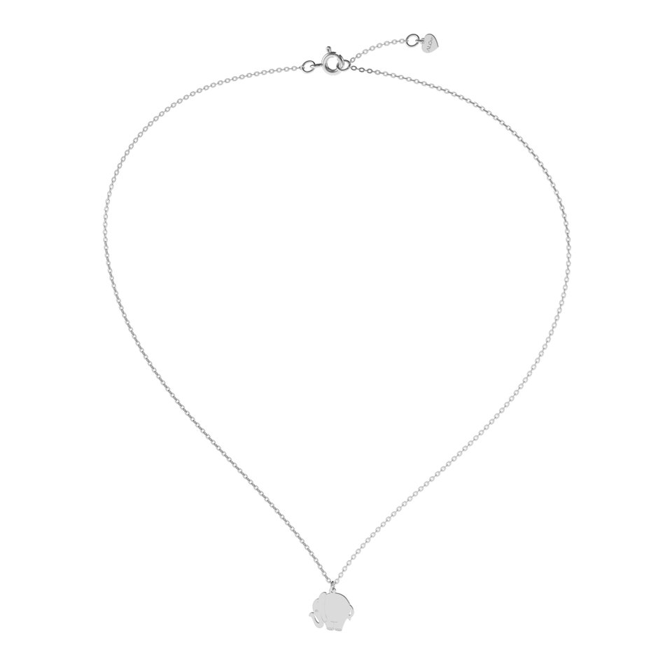 Náhrdelník s diamantom Elephant