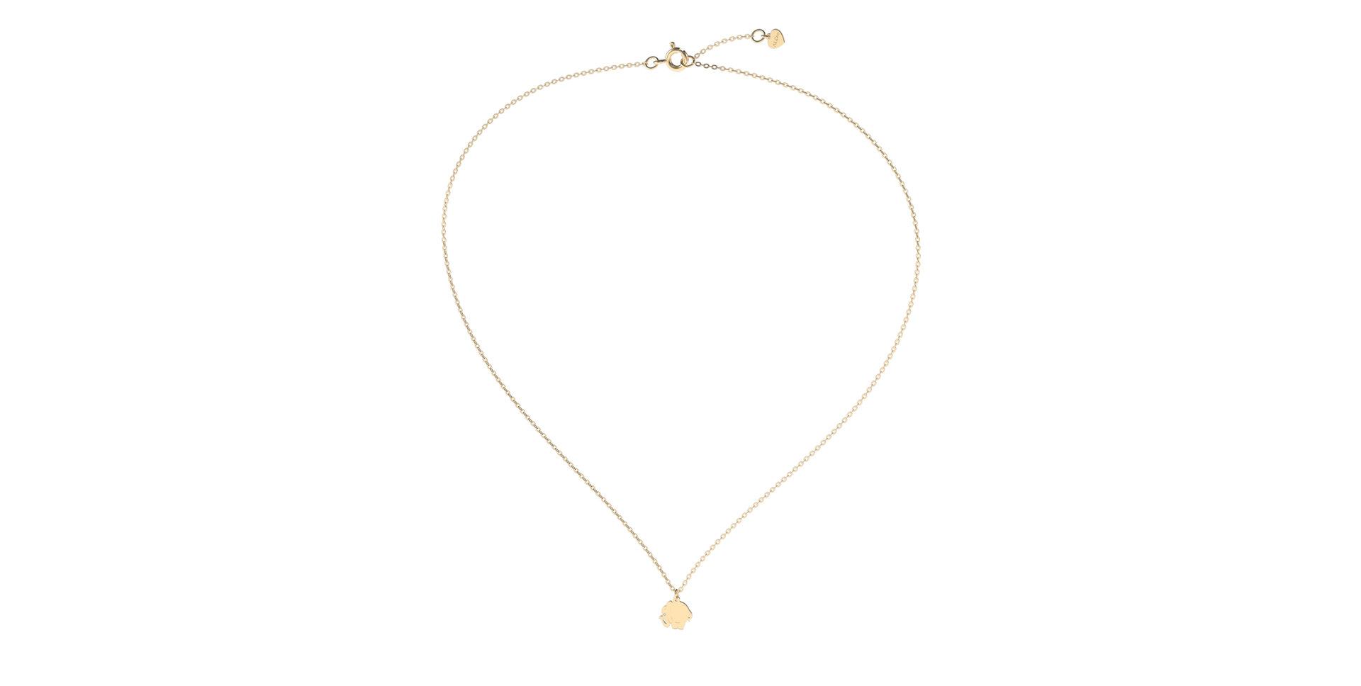 Náhrdelník s diamantom Little Elephant