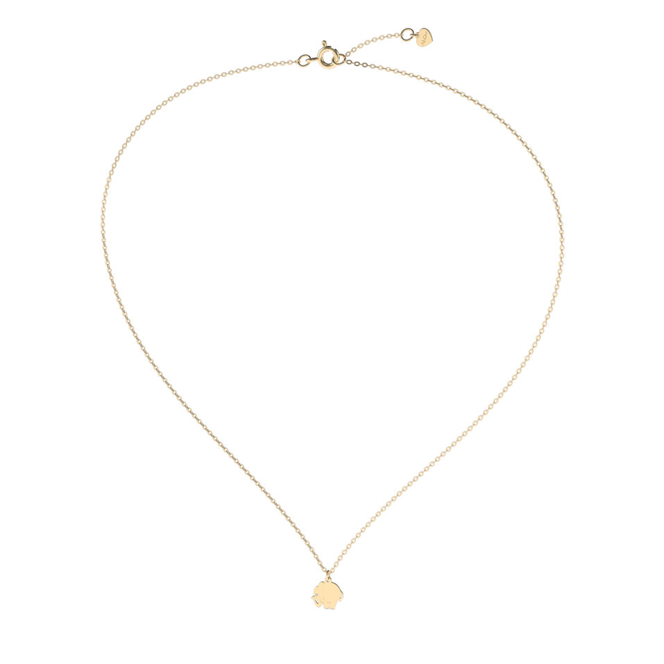 Náhrdelník s diamantom Little Elephant