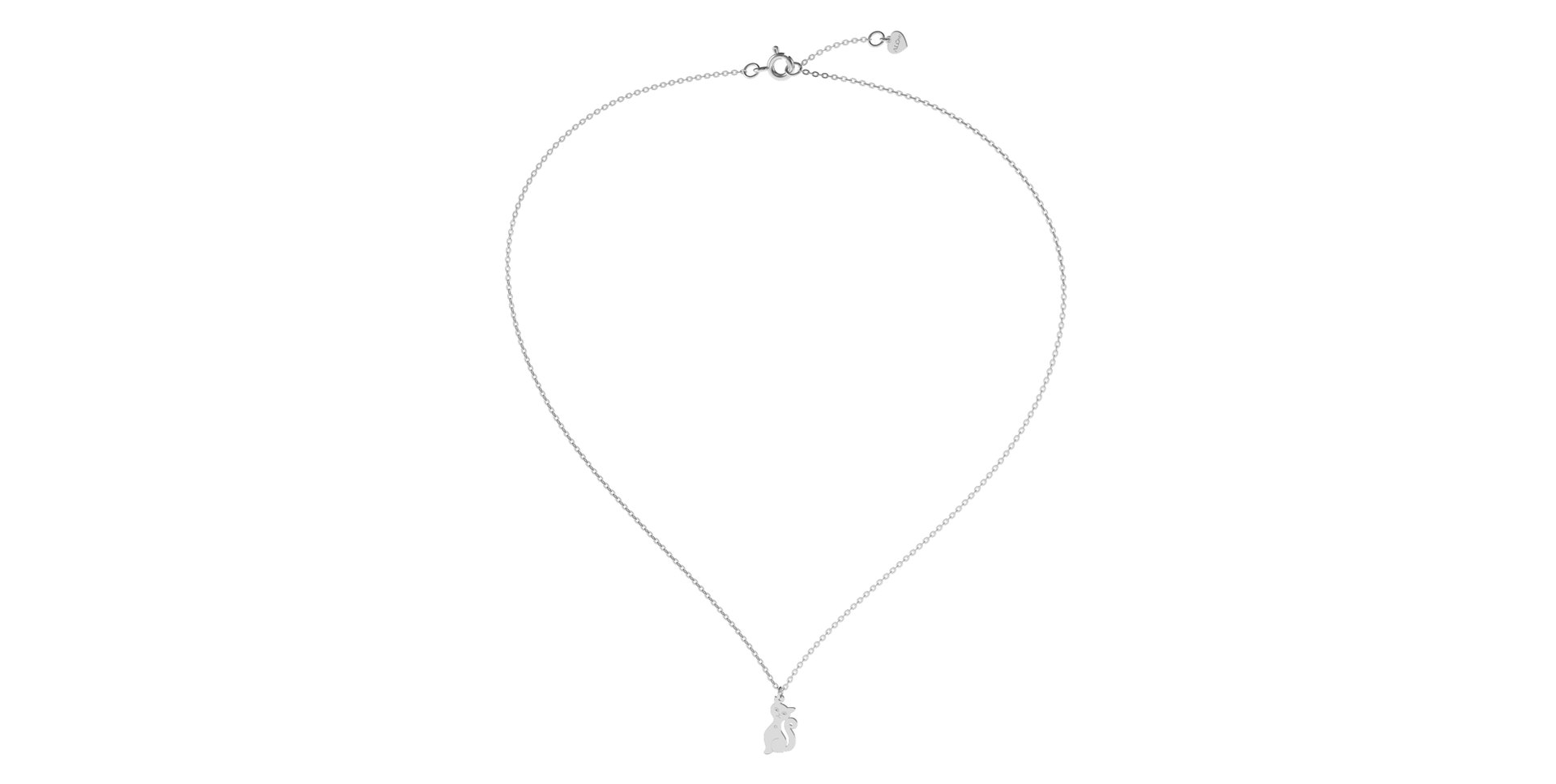 Náhrdelník s diamantom Cat