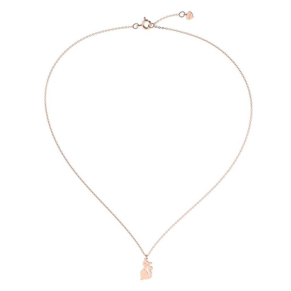 Náhrdelník s diamantom Cat