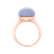 Prsteň s chalcedónom blue Round Bonbon3