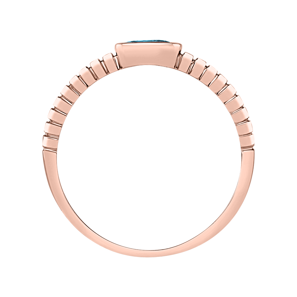 Prsteň s topásom swiss Bonbon