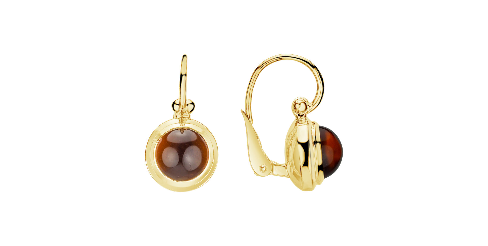 Náušnice s citrínom Albertine