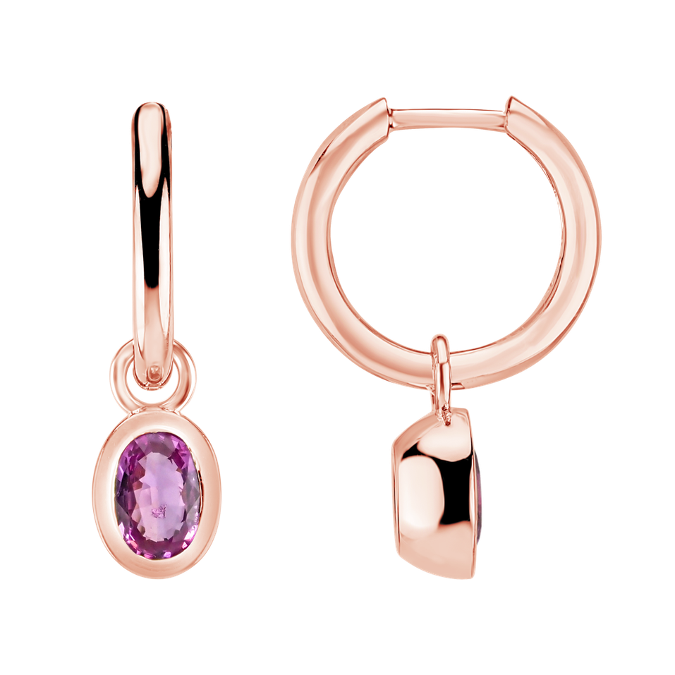 Naušnice so zafírom Elodie