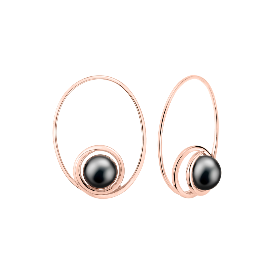 Náušnice s perlou Aquarius