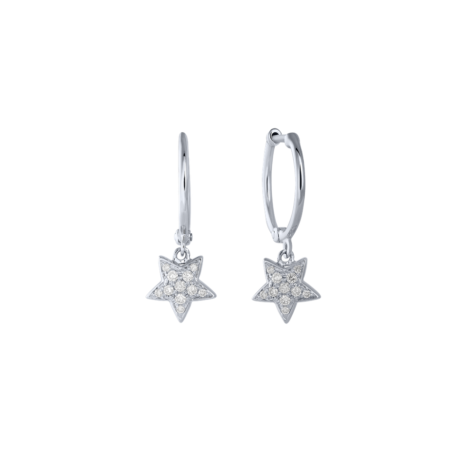 Náušnice s diamantmi Amazing Night