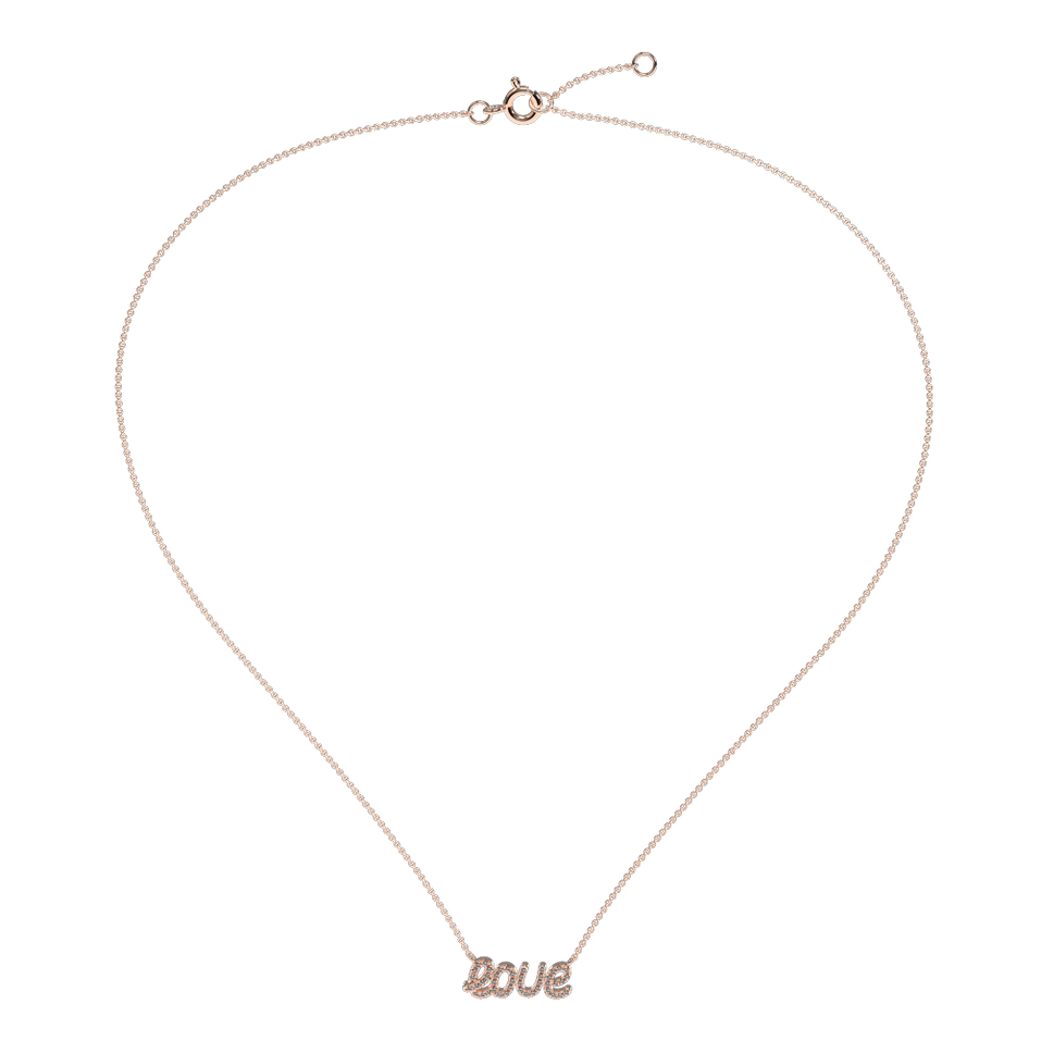 Náhrdelník s diamantmi Precious Love