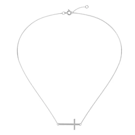 Náhrdelník s diamantmi Cross