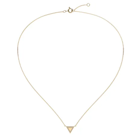 Náhrdelník s diamantmi Charming Triangle