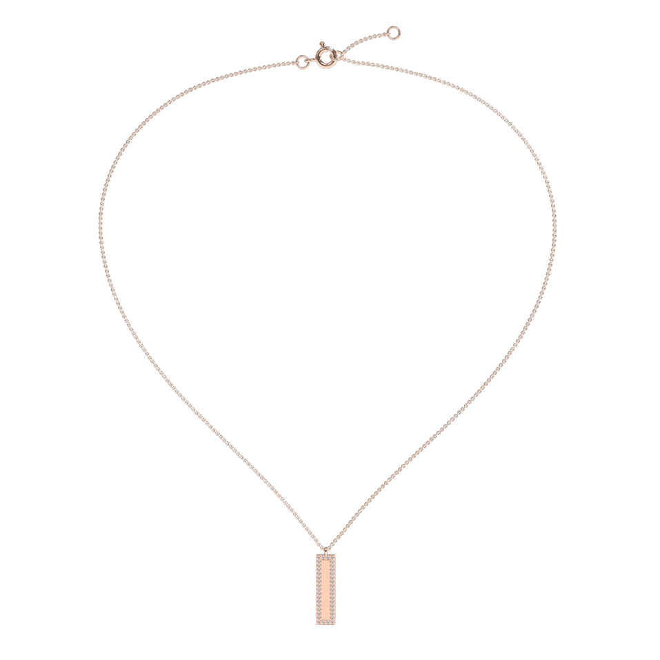 Náhrdelník s diamantmi Diamond Shimmer