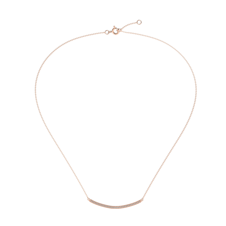 Náhrdelník s diamantmi Essential