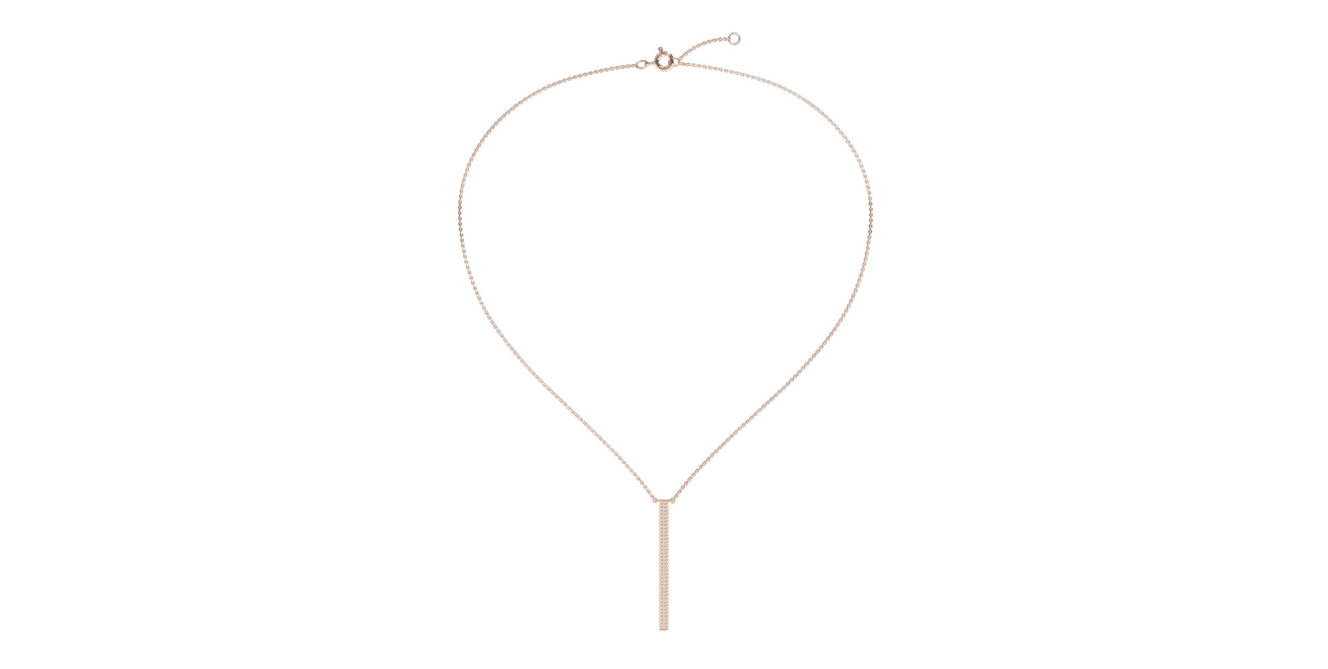 Náhrdelník s diamantmi Diamond Dash