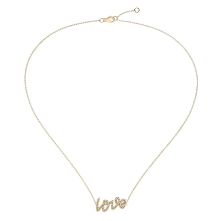 Náhrdelník s diamantmi Diamond Love
