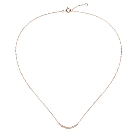 Náhrdelník s diamantmi Sparkling Line