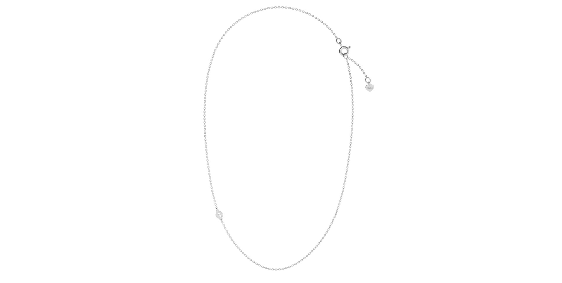 Náhrdelník s diamantom Big Classic E