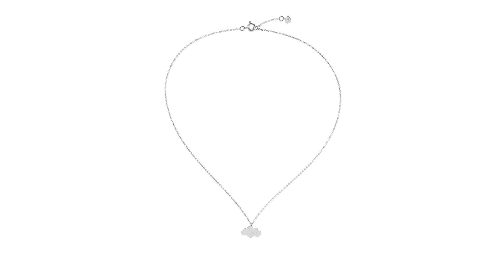 Náhrdelník s diamantom Cloud