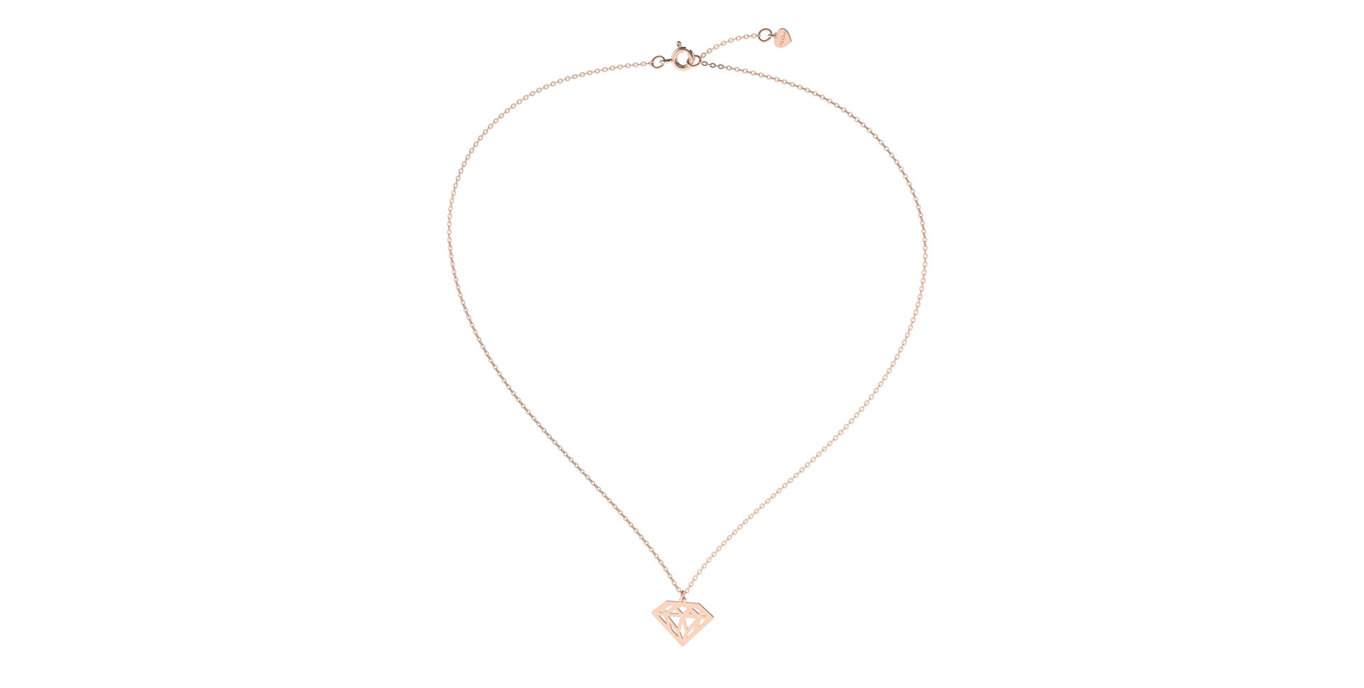 Náhrdelník s diamantom Diamond