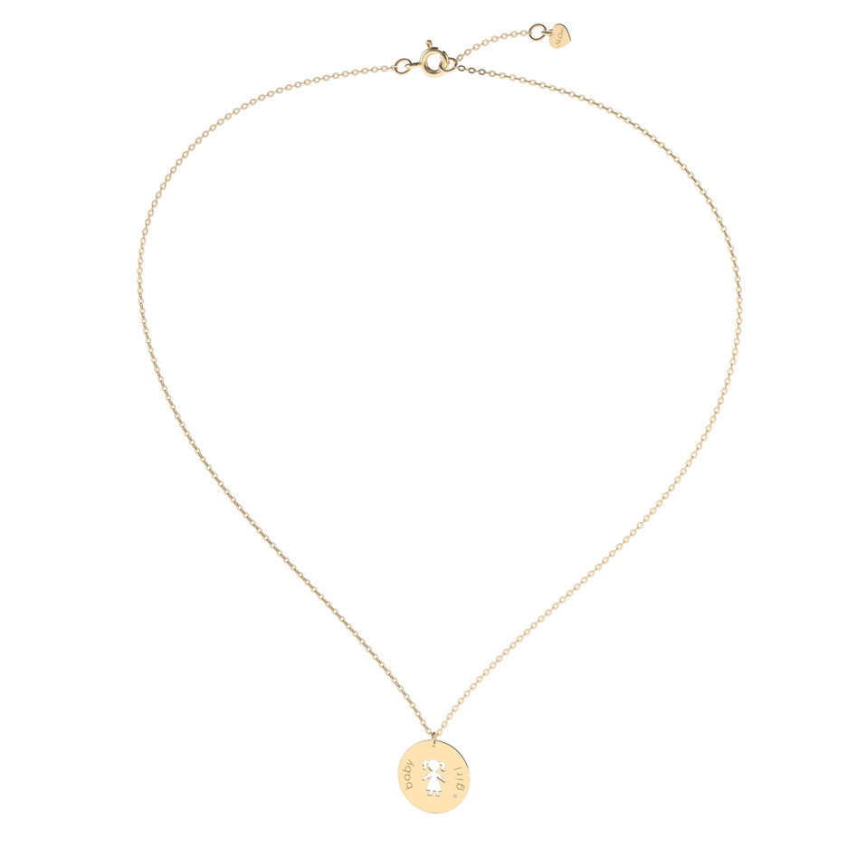 Náhrdelník s diamantom Baby Girl