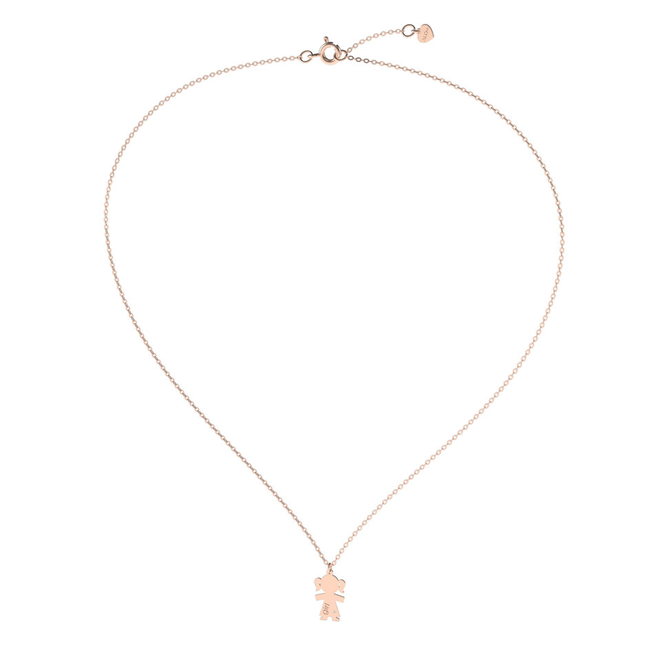 Náhrdelník s diamantom Girl