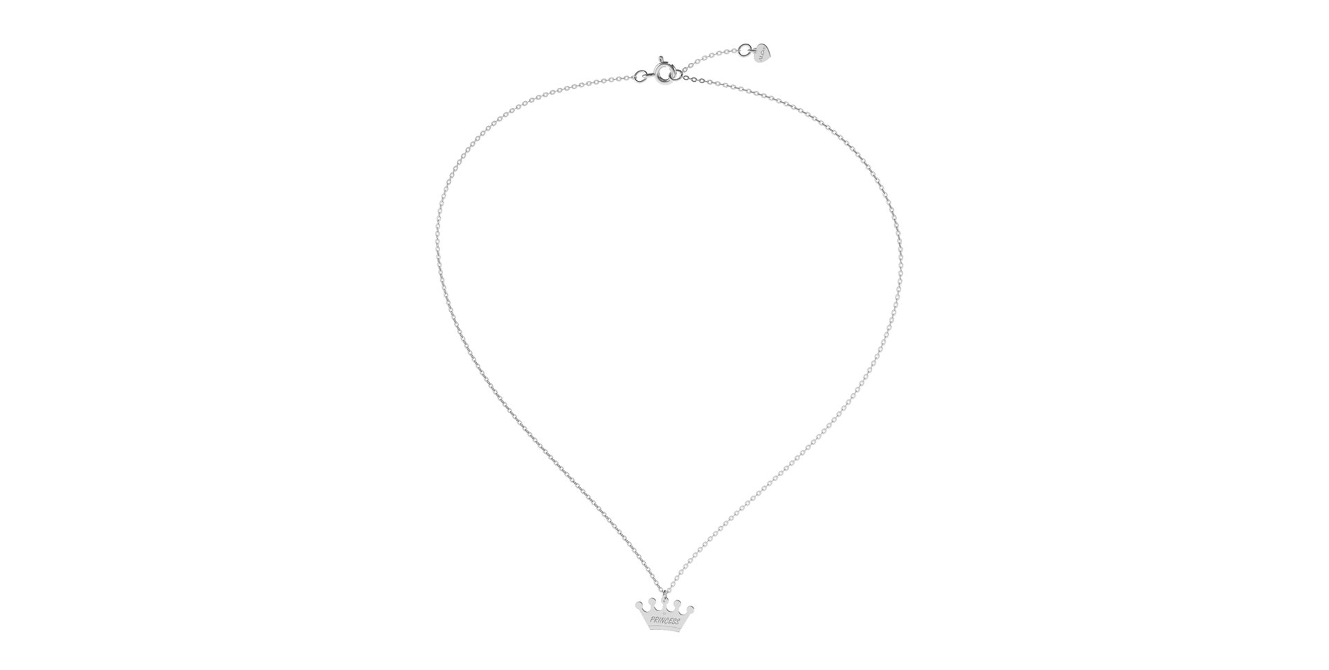 Náhrdelník s diamantom Princess