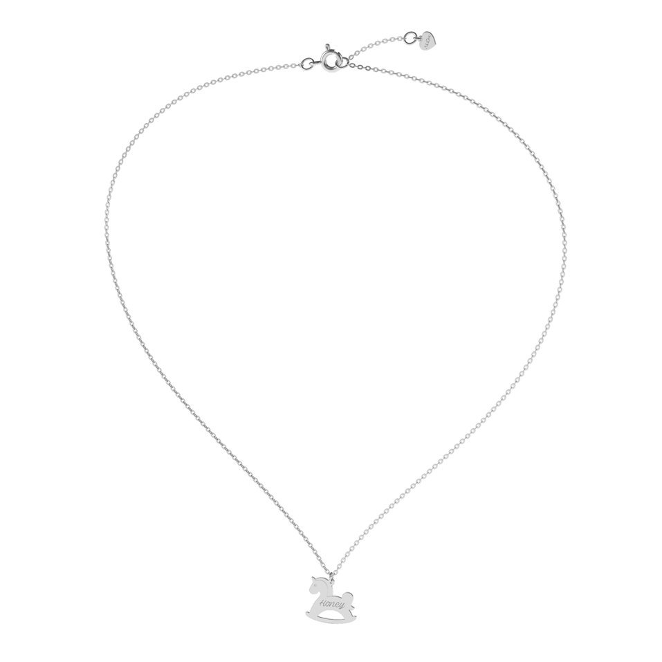 Náhrdelník s diamantom Honey Horse