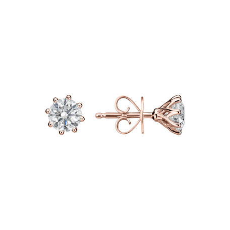 Náušnice s diamantom Essential Sparks