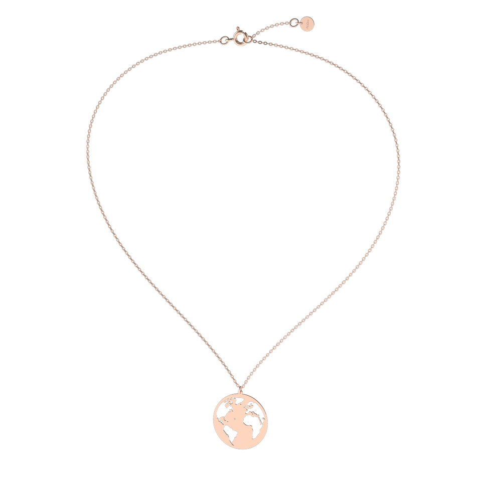Náhrdelník s diamantom Earth