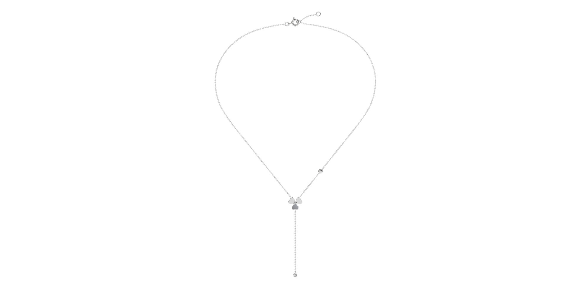 Náhrdelník s diamantmi Shiny Petals