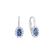 Náušnice s diamantmi a tanzanitom Princess3