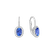 Náušnice s diamantmi a tanzanitom Princess3