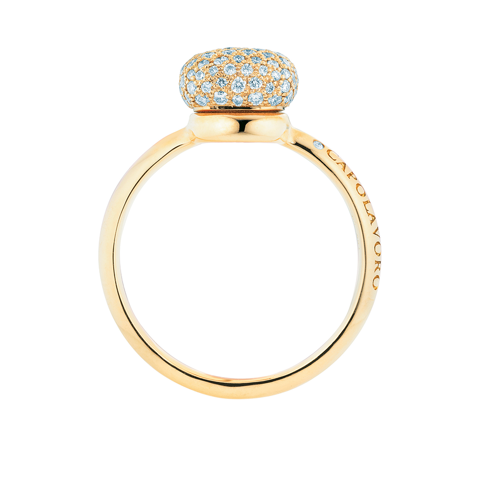 Prsteň s diamantmi Happy Holi