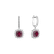 Náušnice s rubínom a diamantmi Radiant Shine3