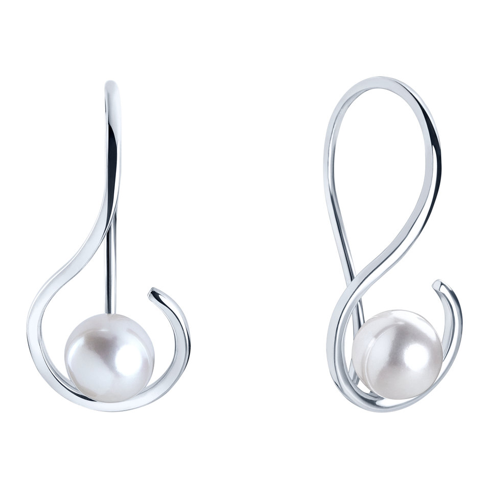 Náušnice s perlou Virgo