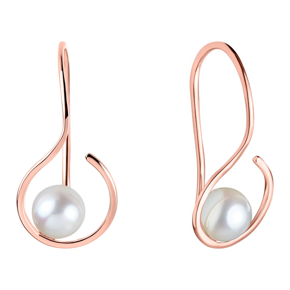 Náušnice s perlou Virgo