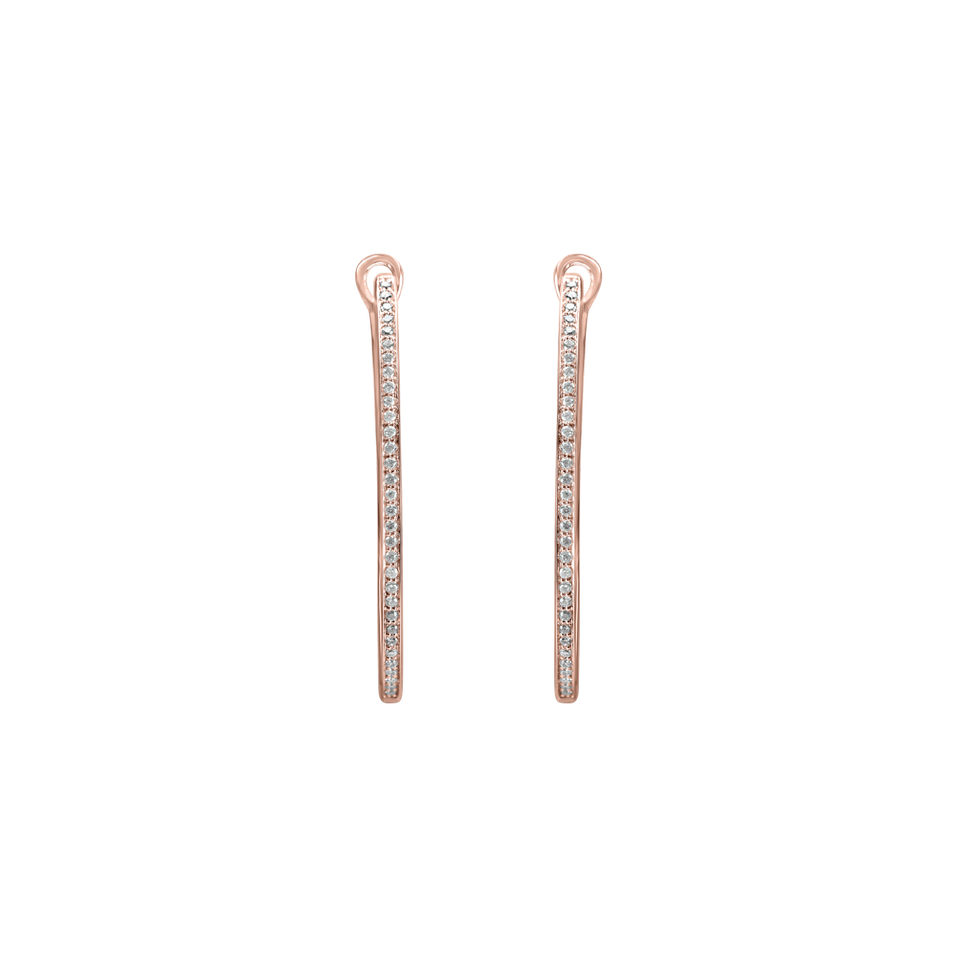 Náušnice s diamantmi Shiny Gleam