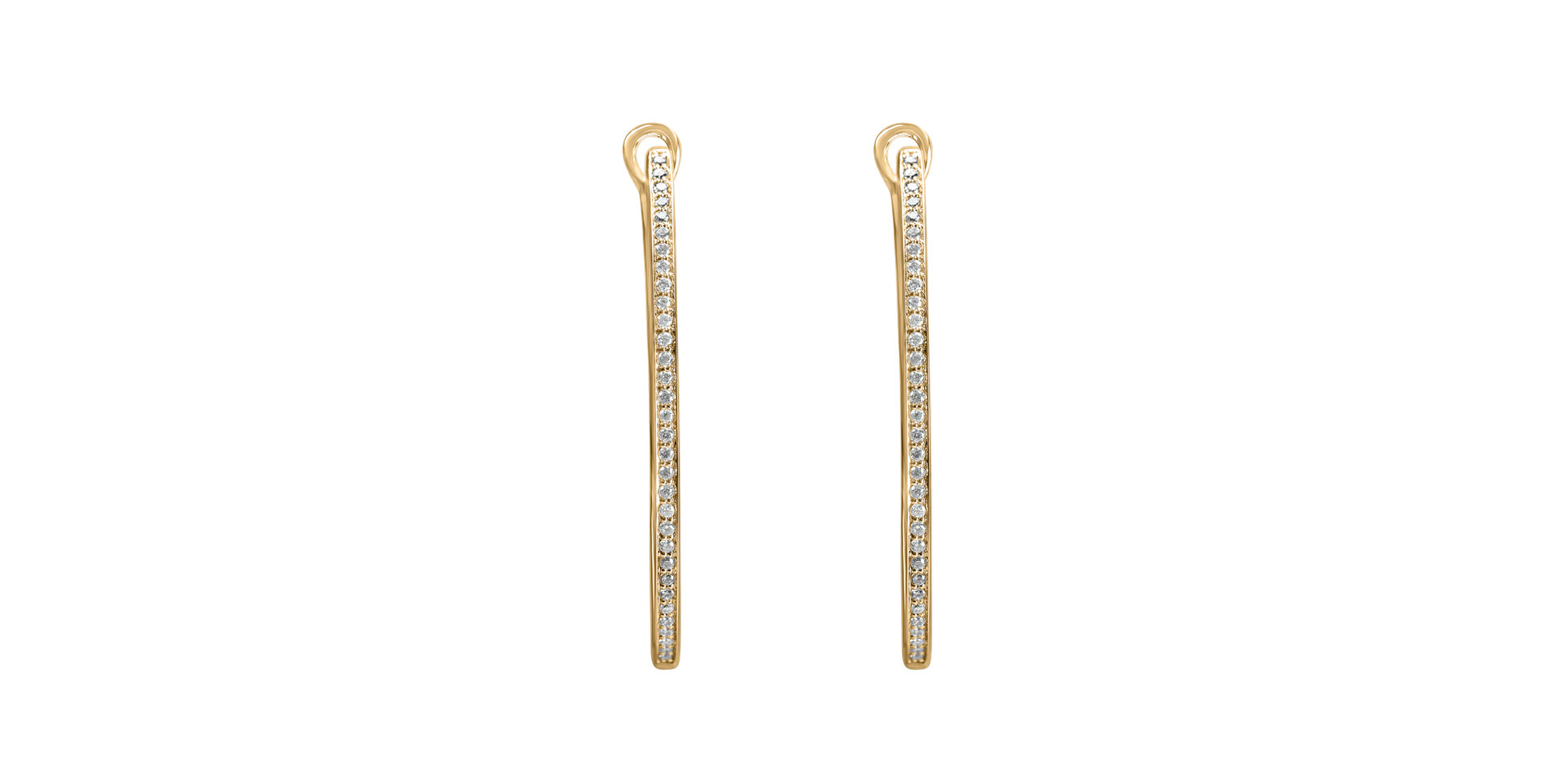 Náušnice s diamantmi Shiny Gleam