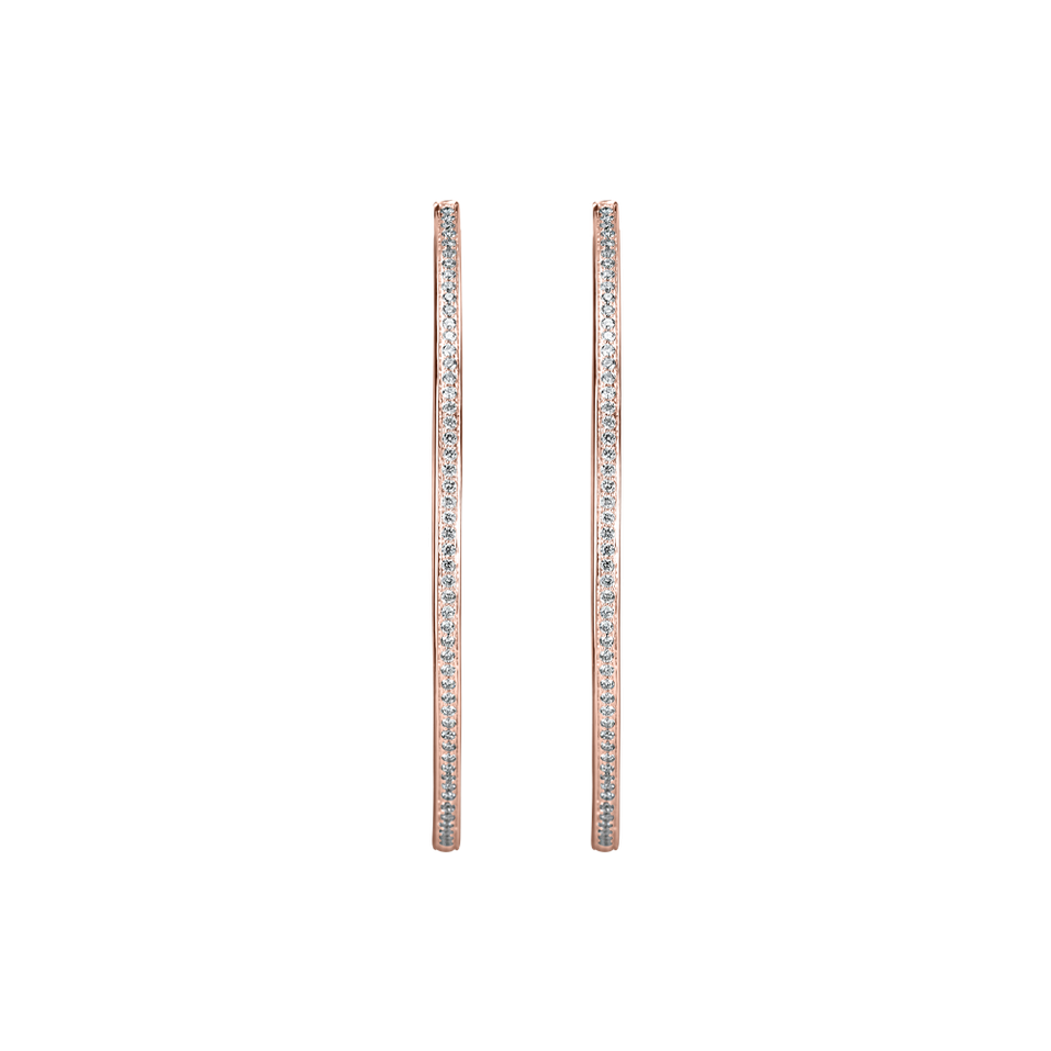 Náušnice s diamantmi Sparkling Eclipse