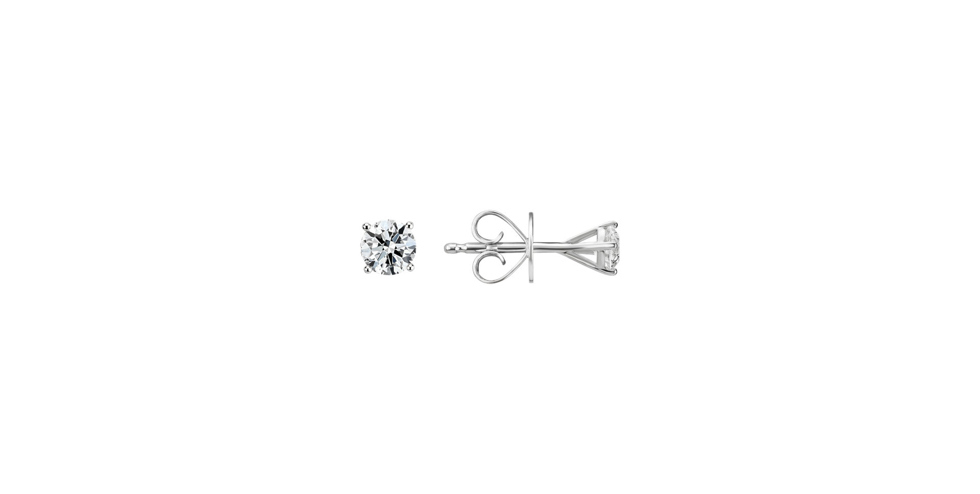 Náušnice s diamantom Essential Shine