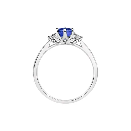 Prsteň s tanzanitom a diamantmi Midnight Serenity