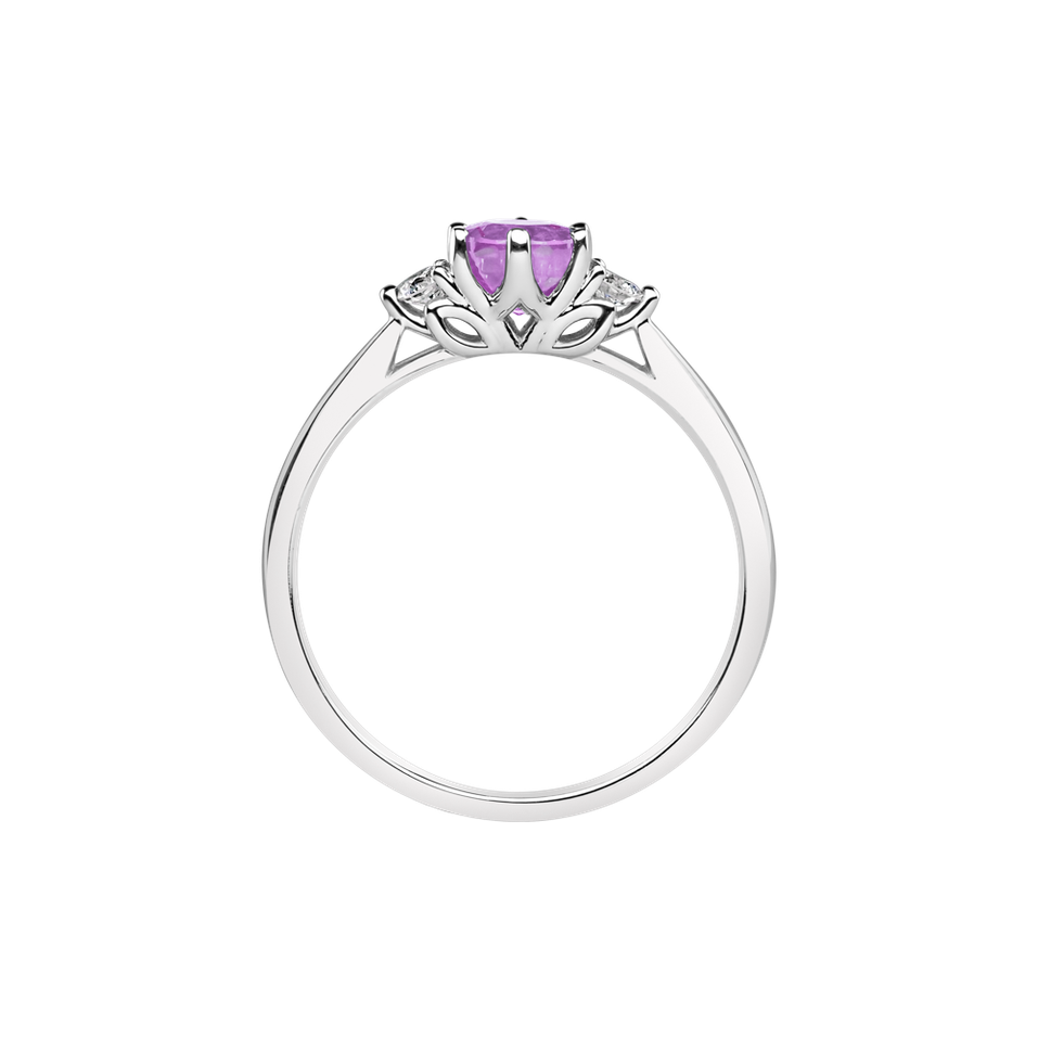Prsteň s zafírom a diamantmi Midnight Serenity