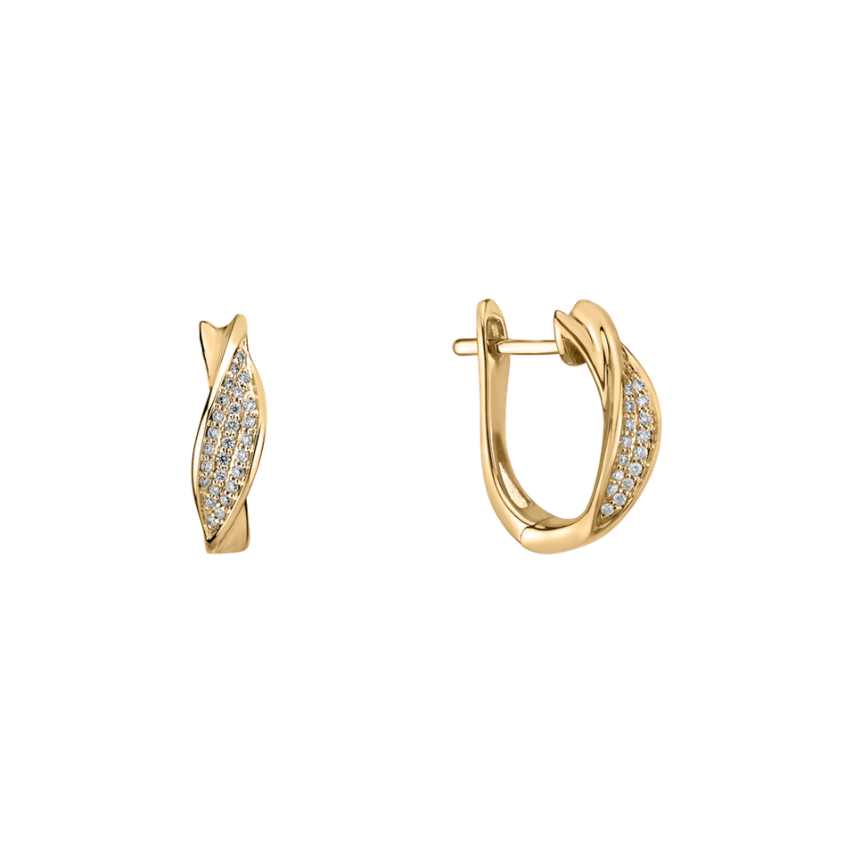 Náušnice s diamantmi Divine Gem